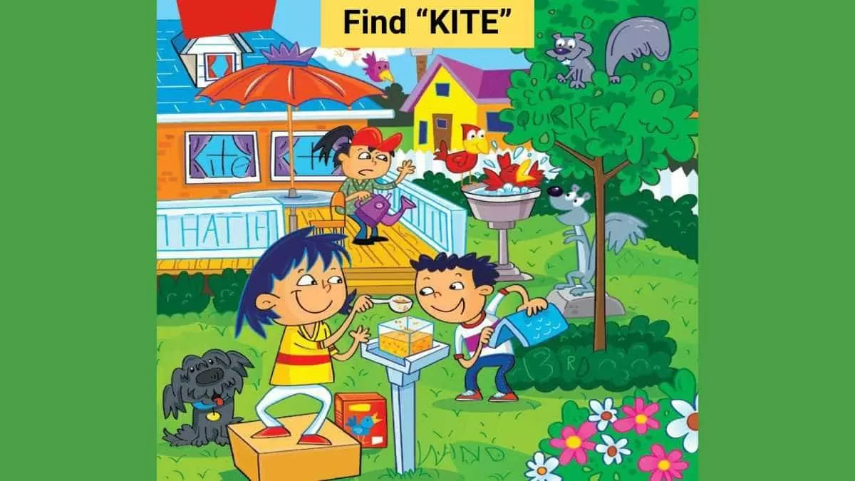 Find the word kite in 4 seconds