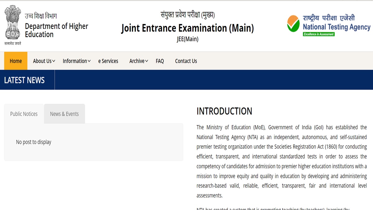 JEE Main 2025 Schedule Out Soon