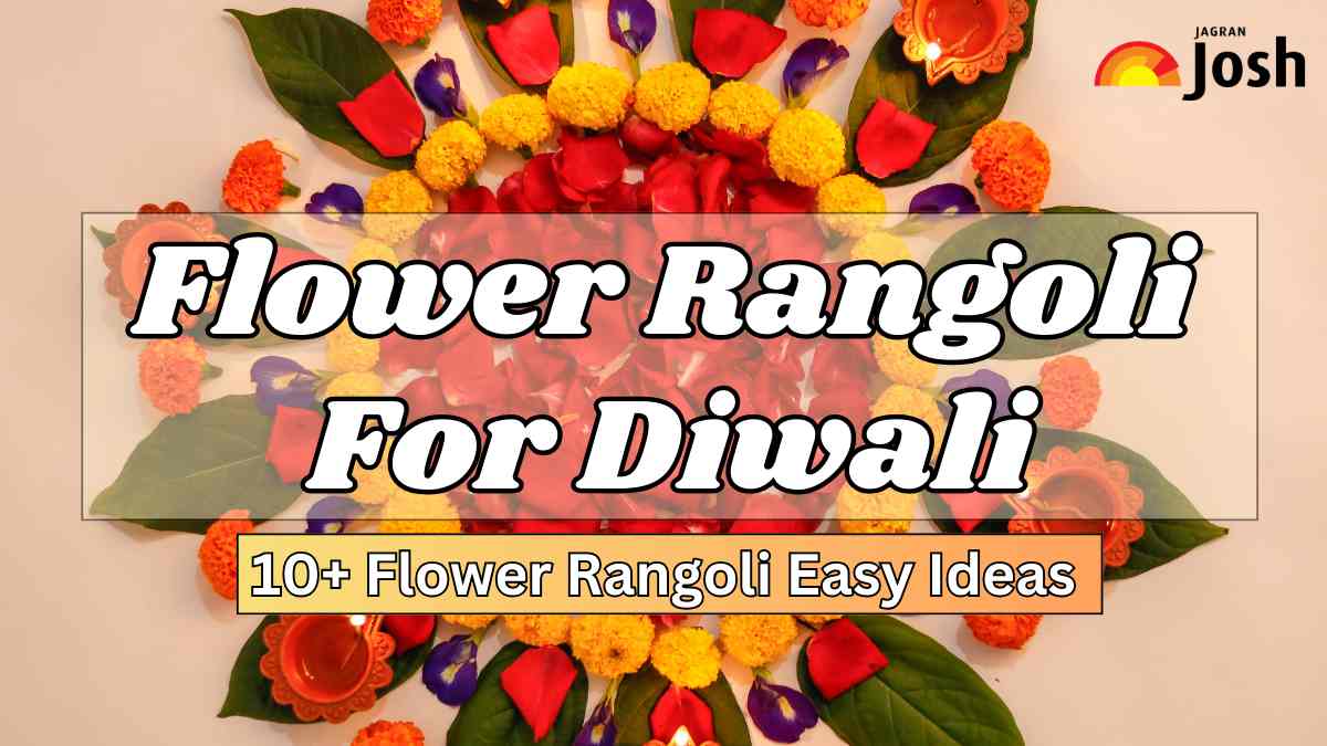 Flower Rangoli for Diwali​: 10+ Easy Rangoli Ideas for School Students