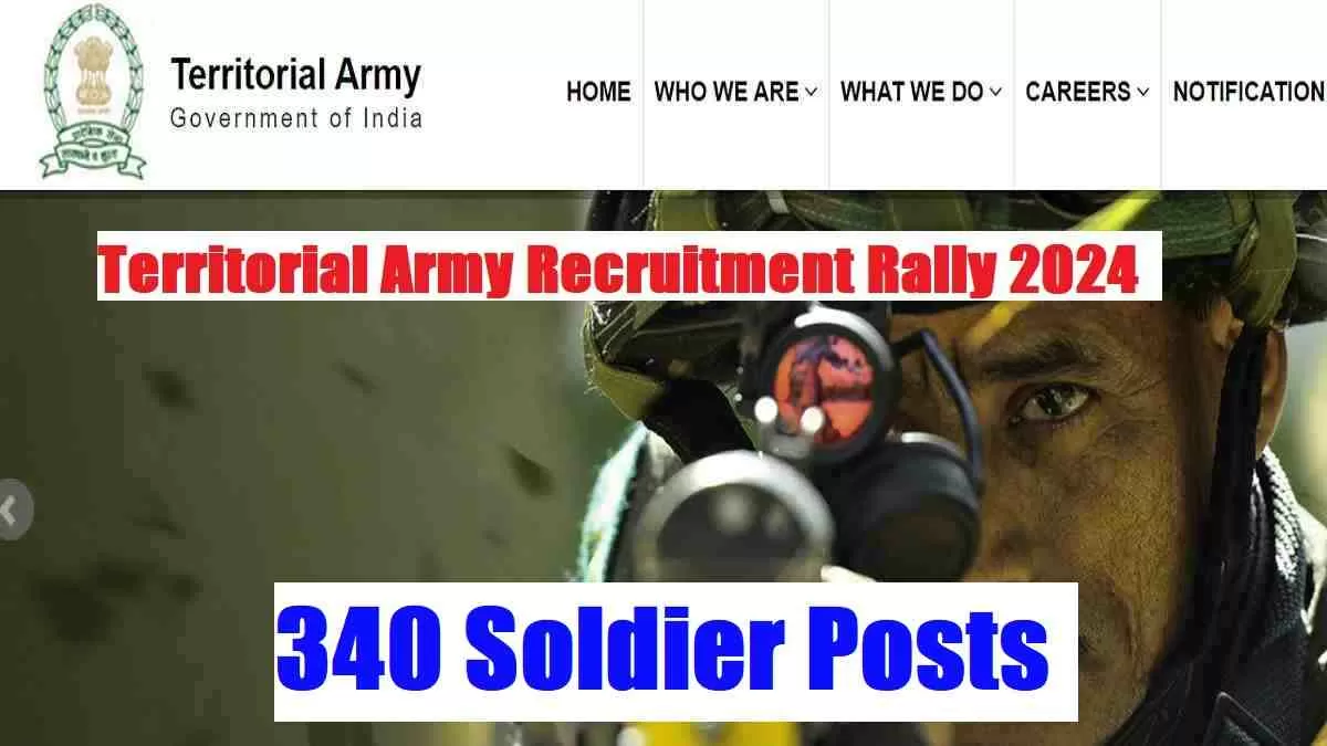 Get all details for Territorial Army (TA) Recruitment 2024 here apply online
