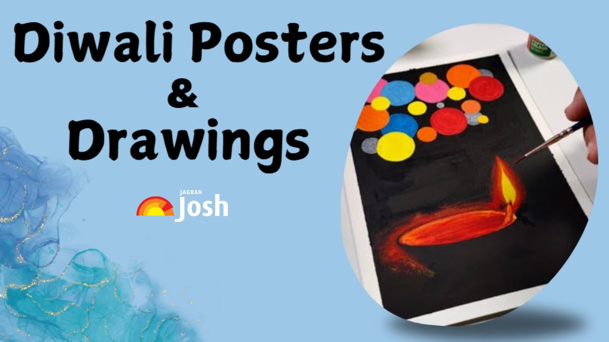 Diwali Drawing 2024: 30+ Beautiful, Easy and Simple Diwali Poster Drawings for School Students