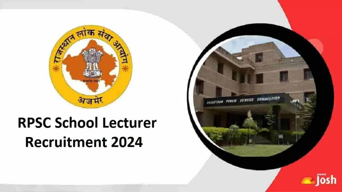 RPSC School Lecturer Recruitment 2024