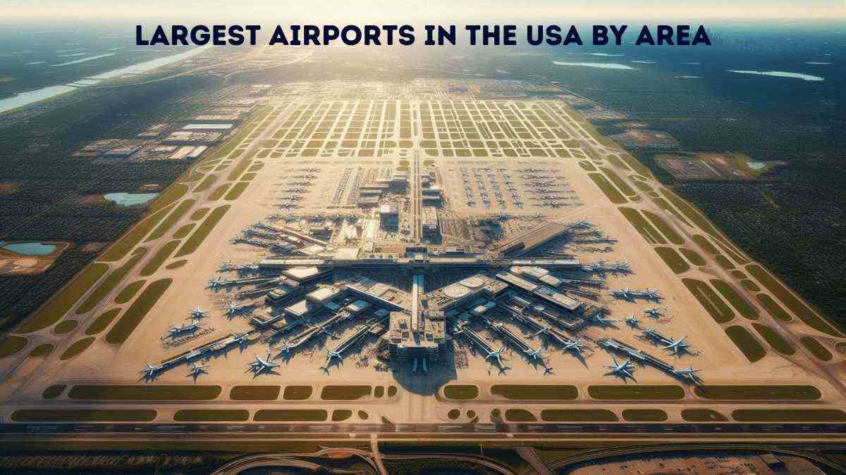 Largest Airports in the USA by Area (2024) – Top 10 Massive Airfields