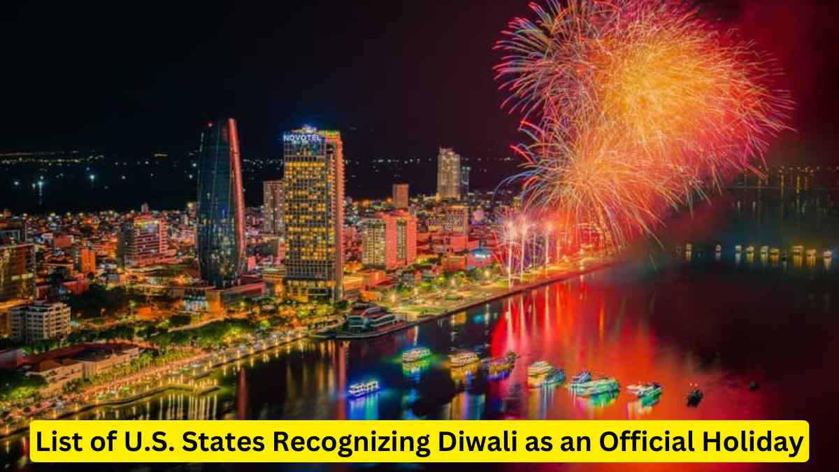 List Of U.S. States Recognizing Diwali As An Official Holiday