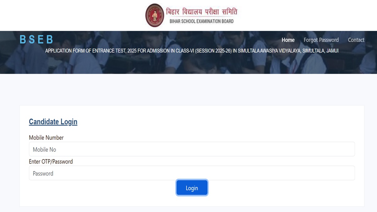 BSEB Simultala Awasiya Vidyalaya Class 6 Answer Key Out