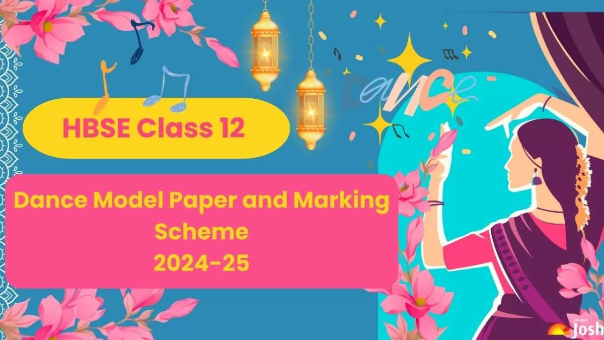 HBSE Class 12 Dance Model Paper 2024-25.