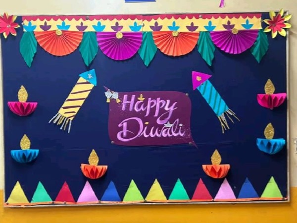 Creative Diwali Board Decoration Ideas (2024) for School Students and ...