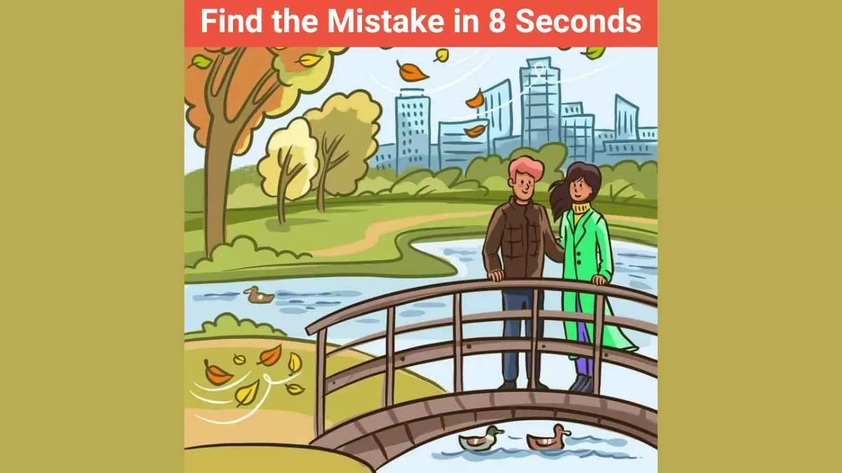 IQ Test - Find the mistake in the couple picture in 8 seconds!