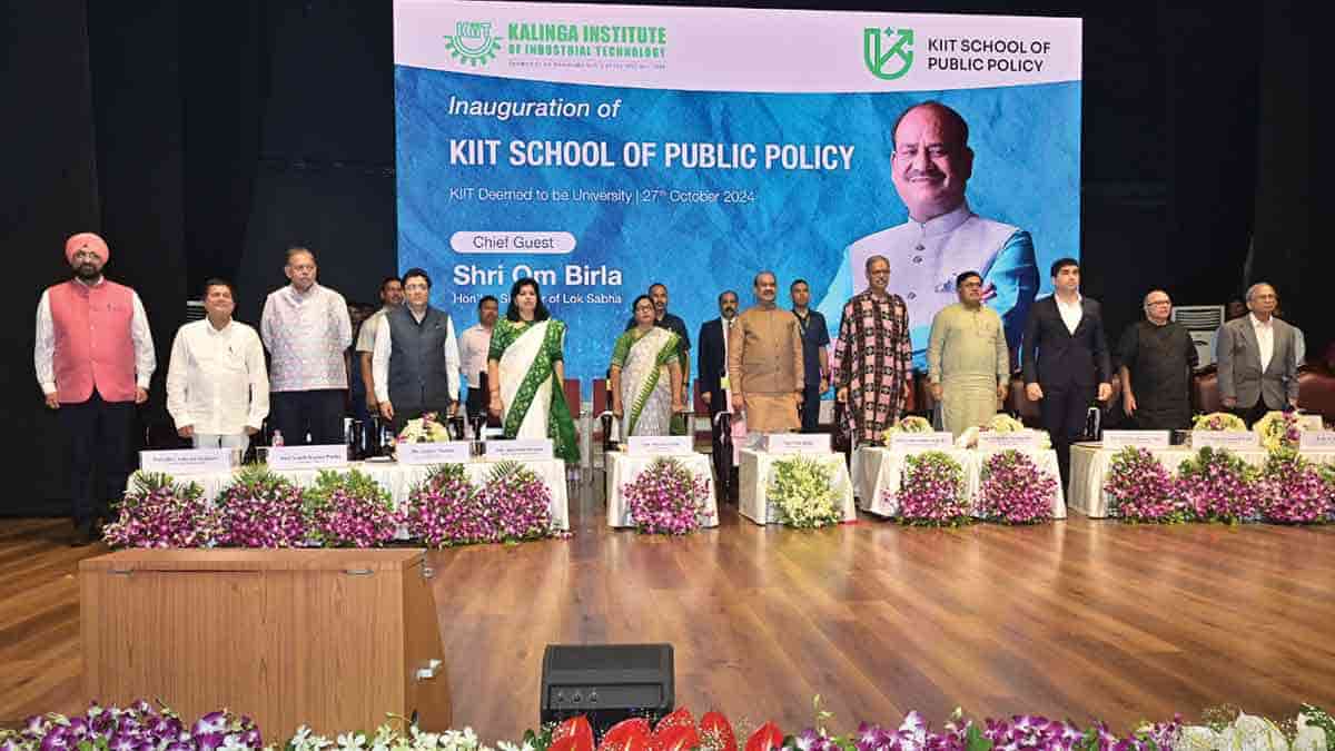 Lok Sabha Speaker Om Birla Inaugurates KIIT School of Public Policy