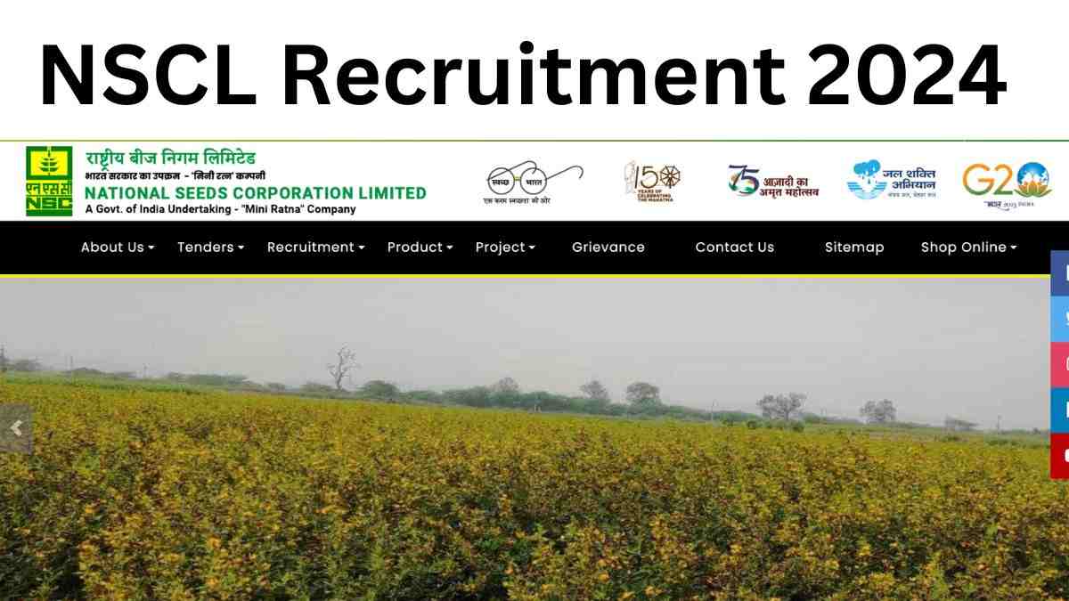 NSCL Recruitment 2024: एनएससीएल में निकली विभिन्न पदों पर भर्तियाँ, यहाँ देखें डिटेल्स 