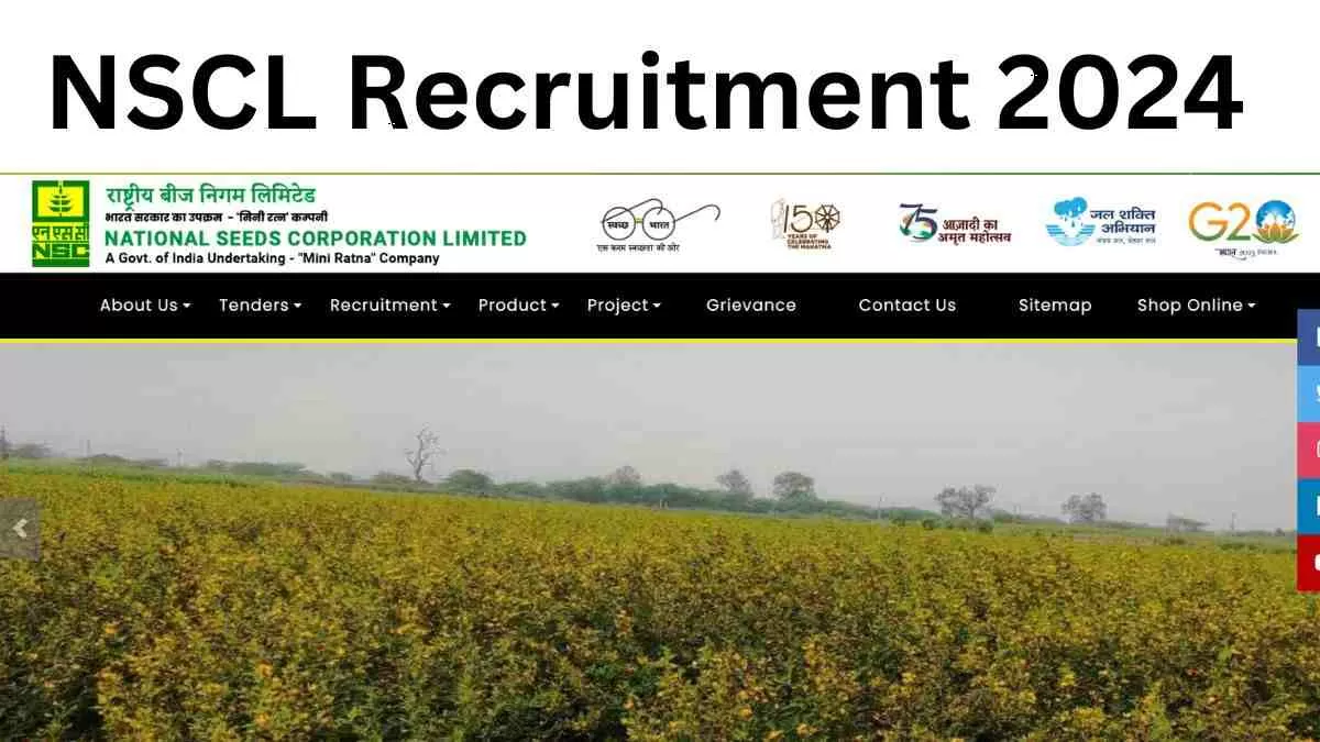 NSCL Recruitment 2024: एनएससीएल में निकली विभिन्न पदों पर भर्तियाँ, यहाँ देखें डिटेल्स   