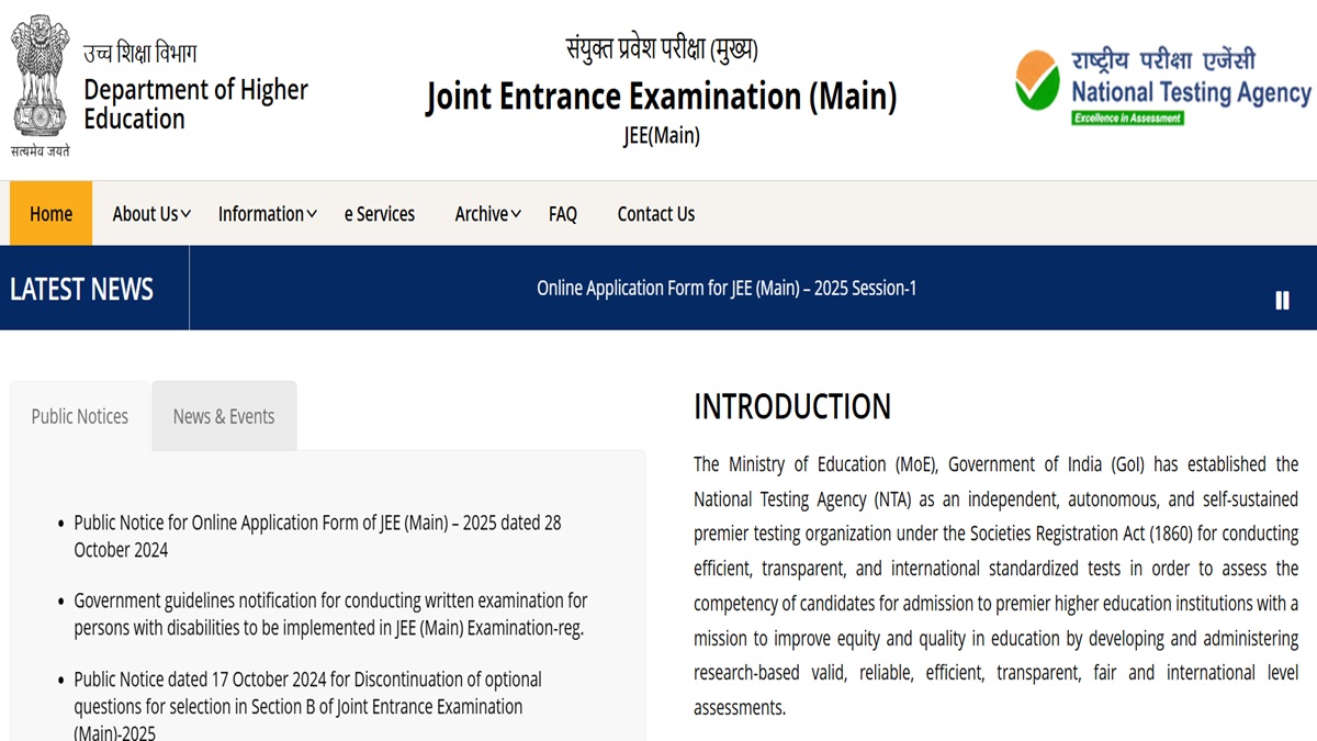 JEE Main 2025 Eligibility Criteria