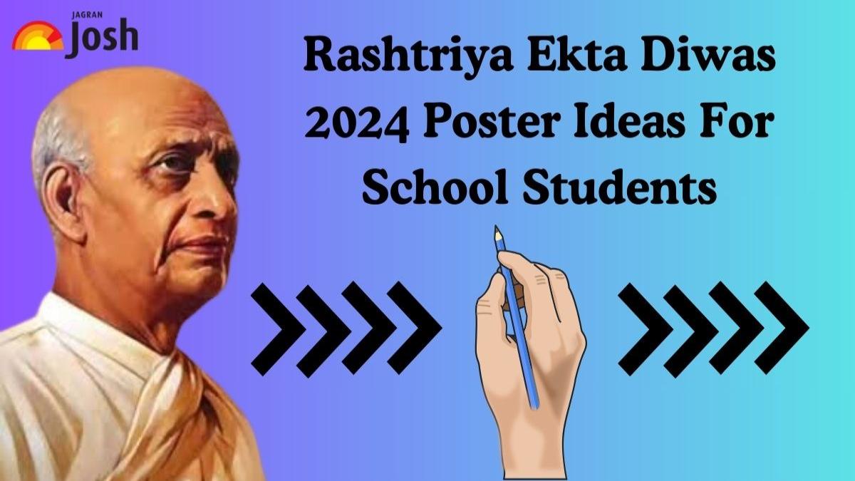 Rashtriya Ekta Diwas 2024 Poster Ideas For School Students