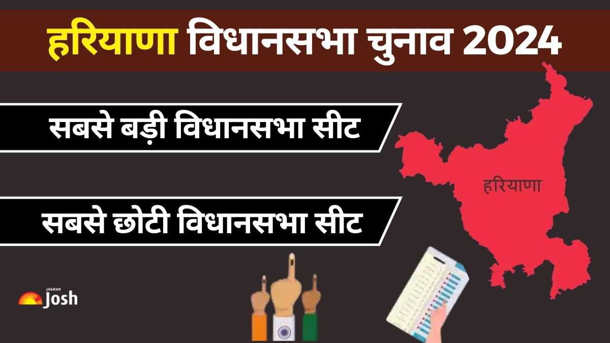 Haryana Chunav 2024: हरियाणा में आज वोटिंग, राज्य की सबसे बड़ी और सबसे छोटी विधानसभा कौन-सी है? जानें 