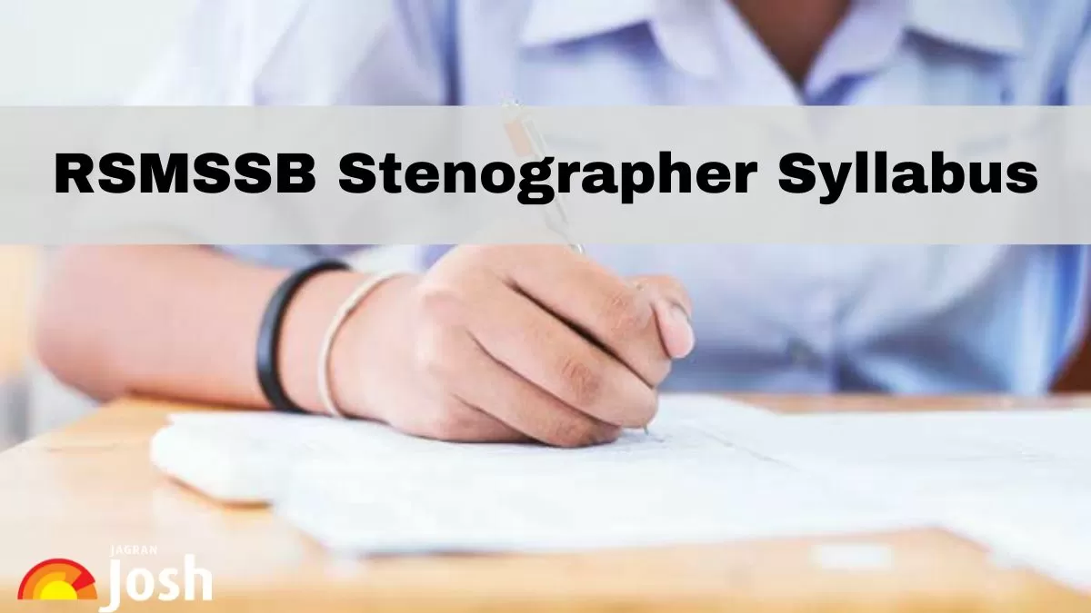 RSMSSB Stenographer & PA Syllabus 2024