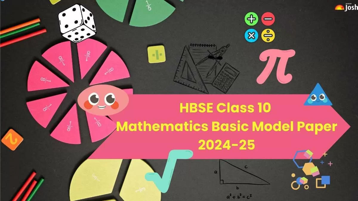 HBSE 10TH Mathematics Basic Model Paper and Marking Scheme 2024-25.
