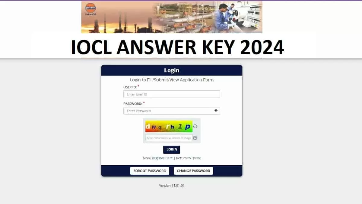 IOCL Non Executive Answer Key 2024