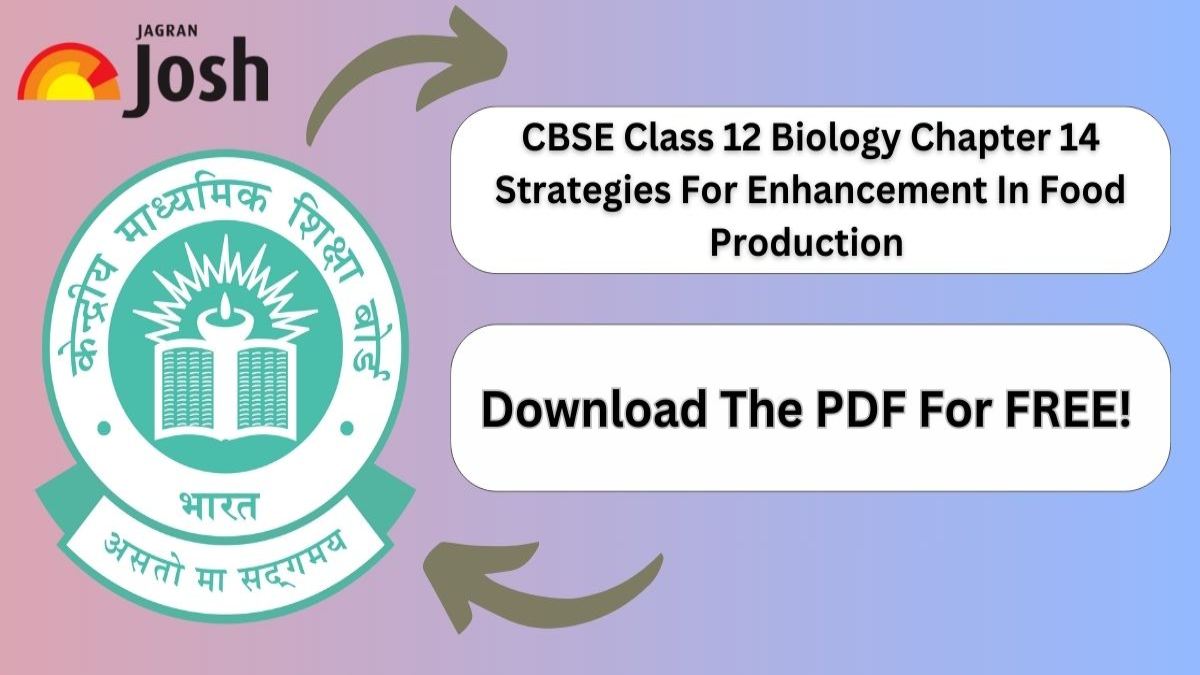 CBSE Class 12 Biology Chapter 14 Competency-Based Questions Free PDF Download! 