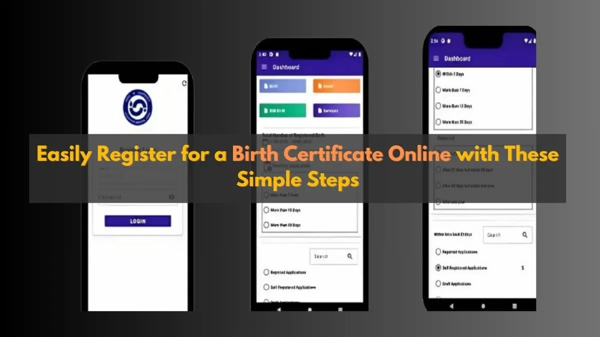 This app allows citizens to register births and deaths anytime, anywhere.