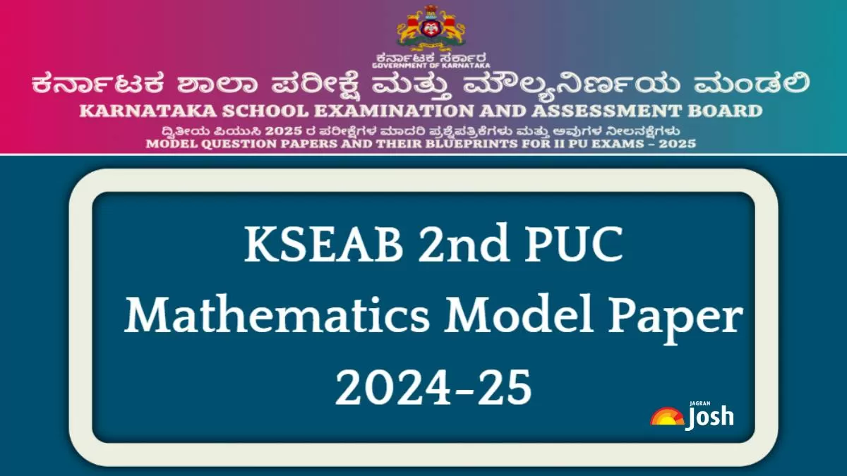 Get Here direct link to download Class 12 2nd PUC Mathematics model sample question paper 2024-25 PDF for Karnataka Board.
