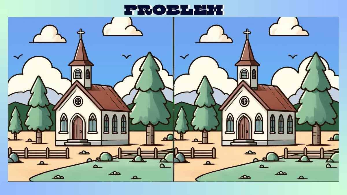 Find 3 Differences in 19 Seconds in Church Pictures