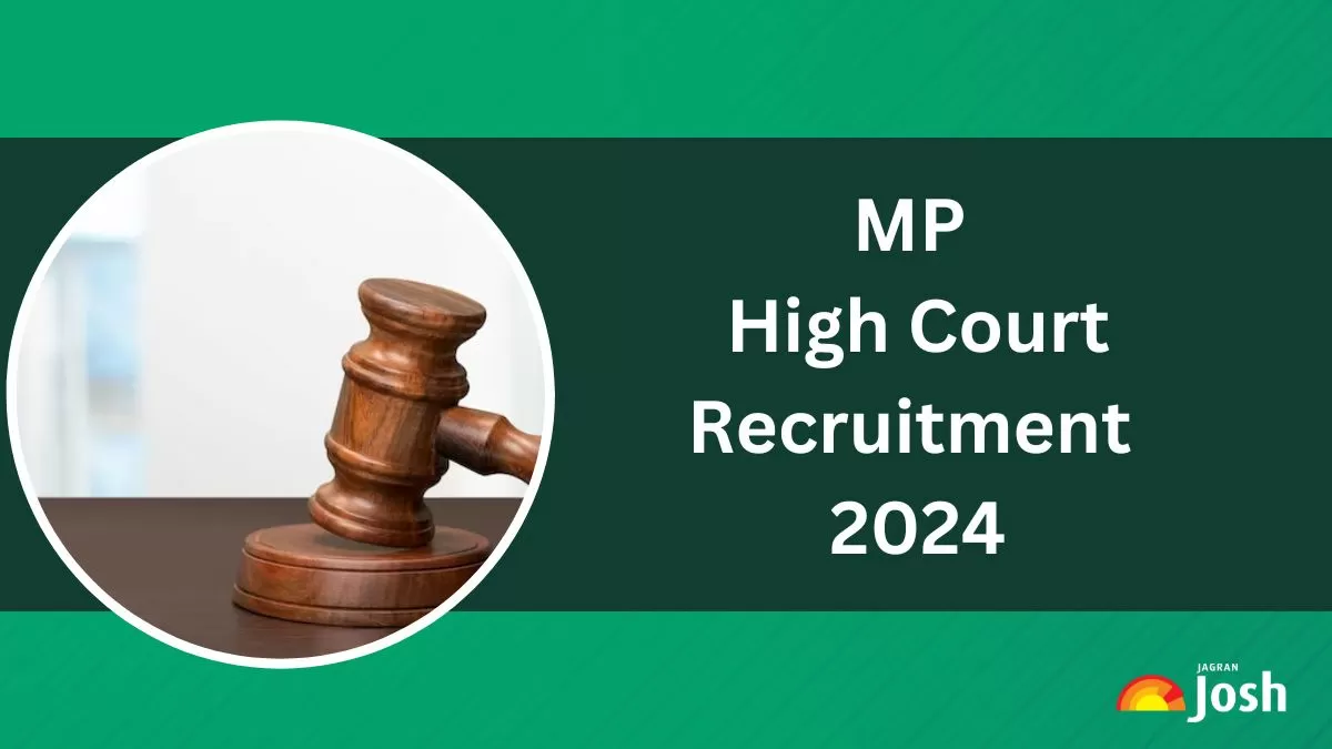 MP High Court Recruitment 2024