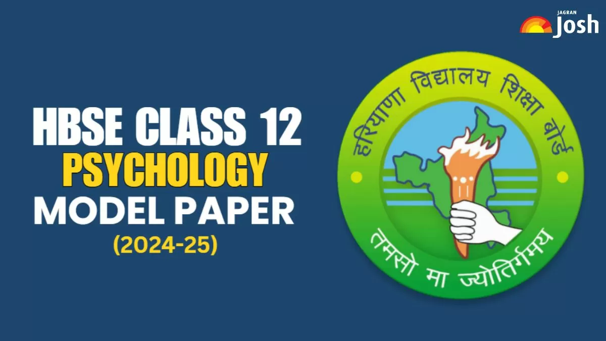 Get here direct link to download Class 12 Psychology Model paper with Marking scheme for Haryana Board 2024-25.