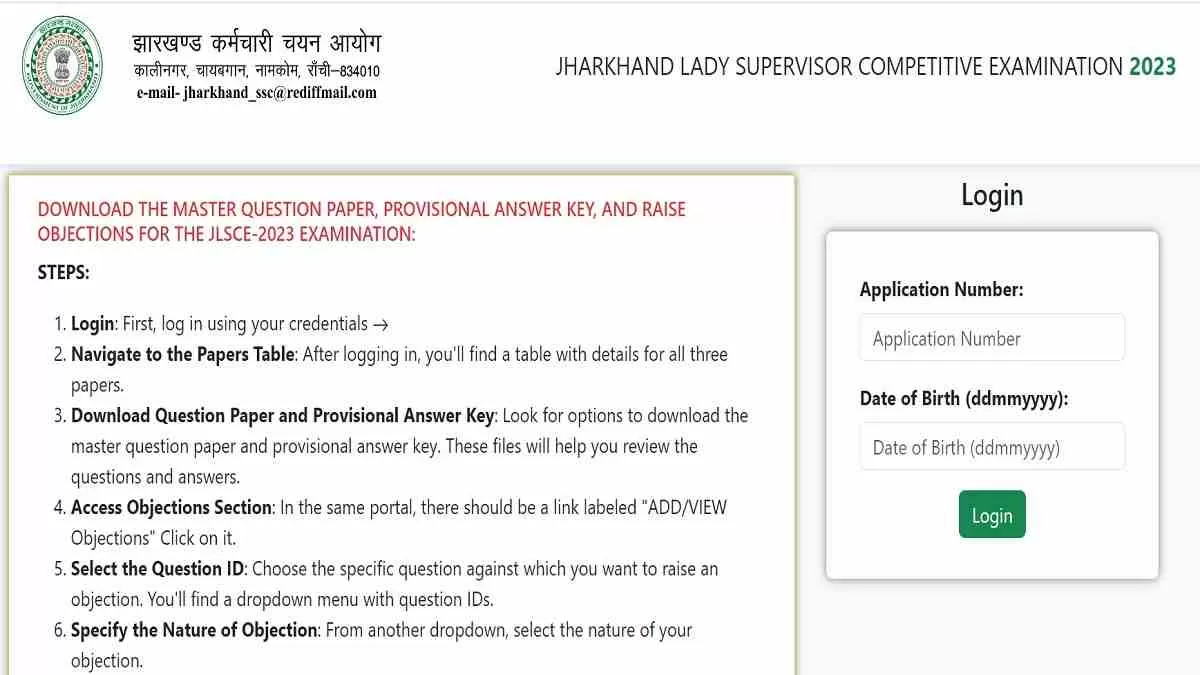 Get the direct link to JSSC JLSCE Answer Key 2024 here.