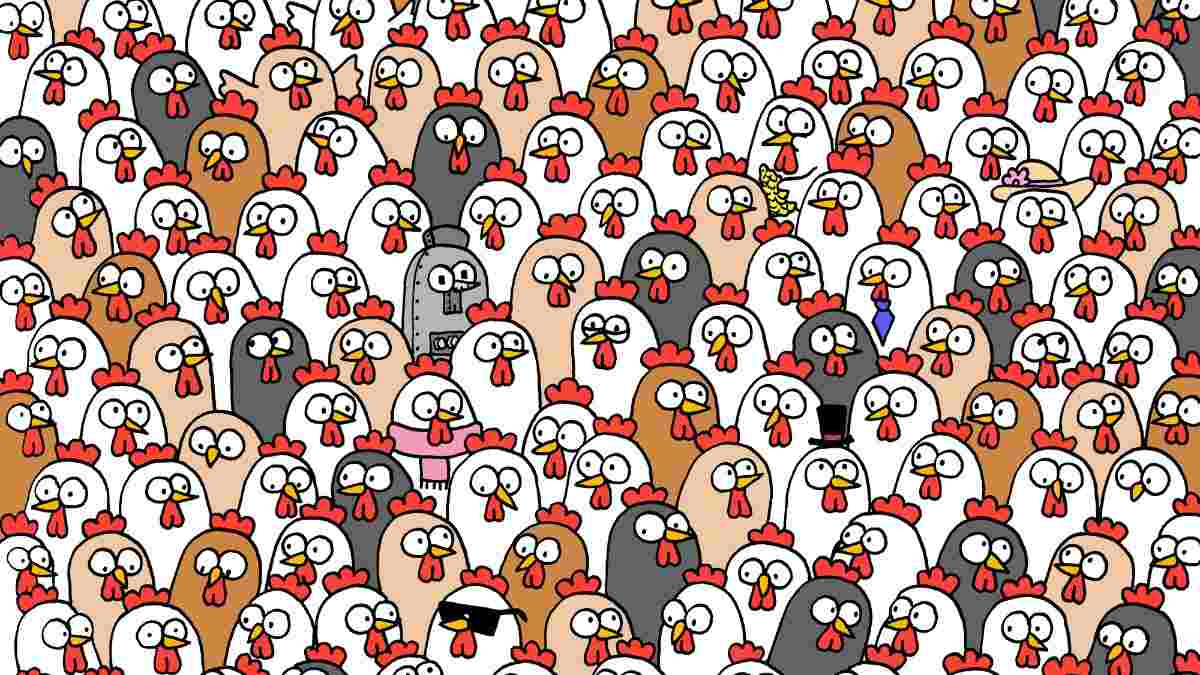 Picture Puzzle IQ Test: Spot 3 Owls Hidden Among Chickens To Prove Your Intelligence In 5 Seconds!