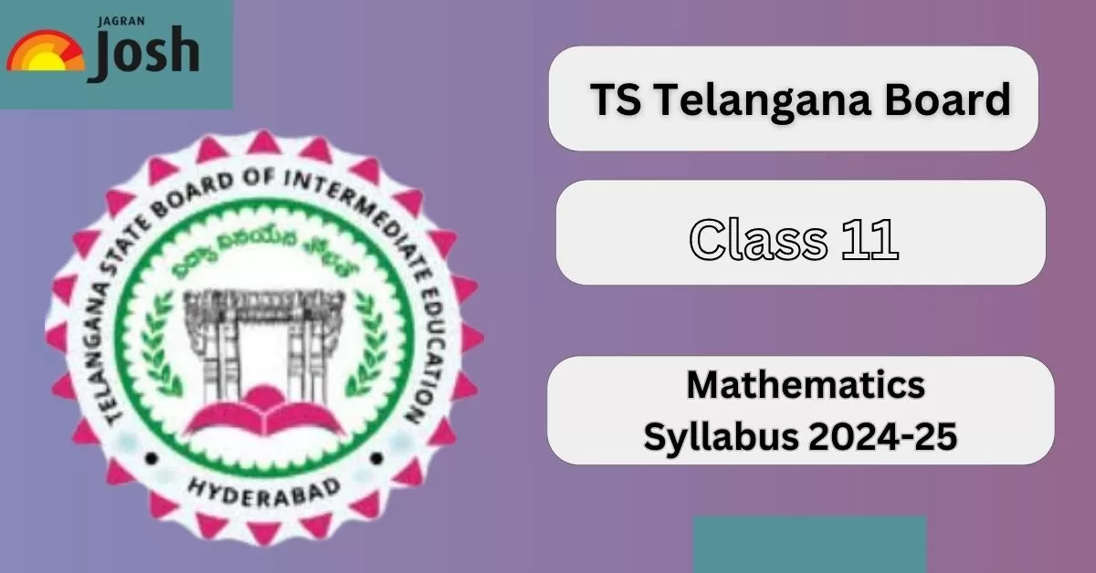 TS Inter- 1st Year Maths Syllabus 2024-25