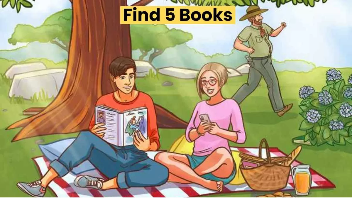Spot 5 books.