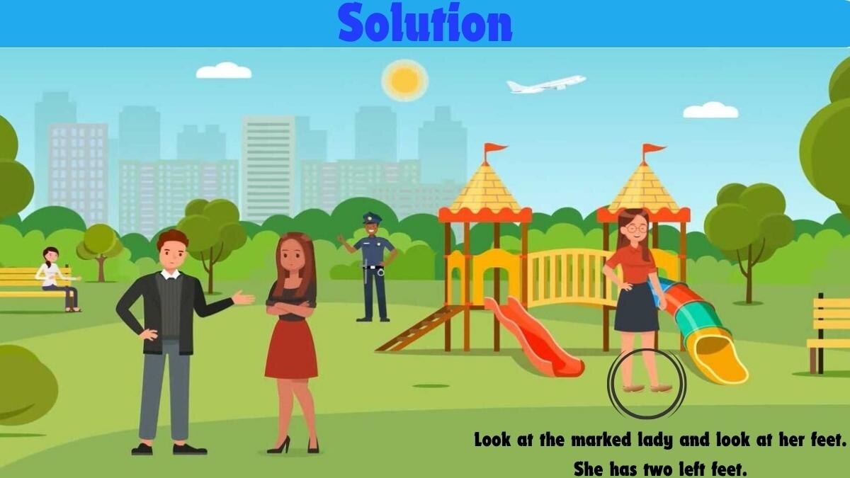 Picture Puzzle IQ Test - Can You Spot What's Wrong in This Park?