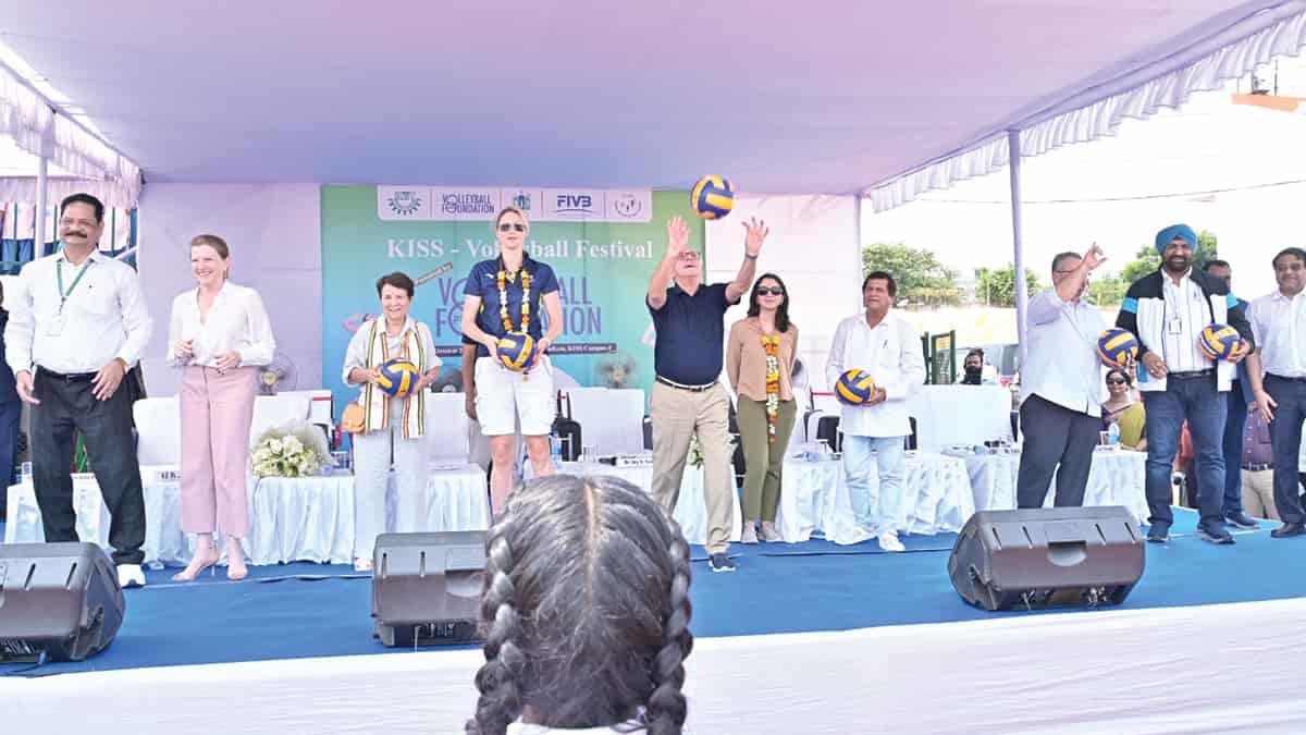 Historic Volleyball Festival Inaugurated at Kalinga Institute of Social Sciences (KISS), Over 5,000 Players Participate