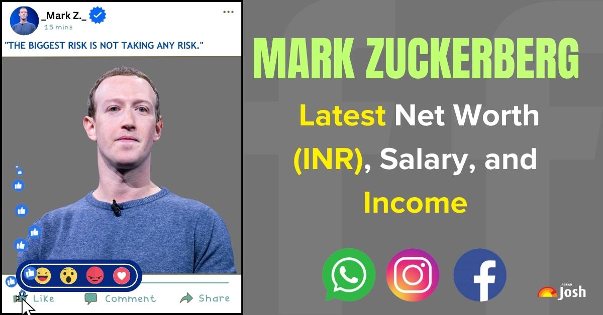 Mark Zuckerberg Net Worth 2024 Salary, Net Worth in Rupees (INR