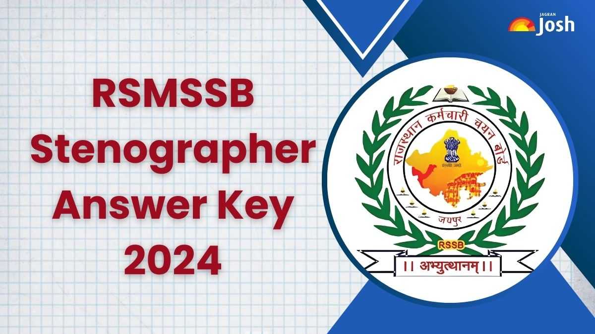 RSMSSB Stenographer Answer Key 2024: राजस्थान स्टेनो, PA परीक्षा की उत्तर कुंजी जल्द, जानें कहां मिलेगी PDF
