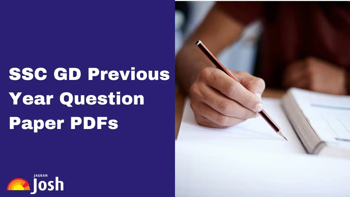 SSC GD Constable Previous Year Question Paper PDF