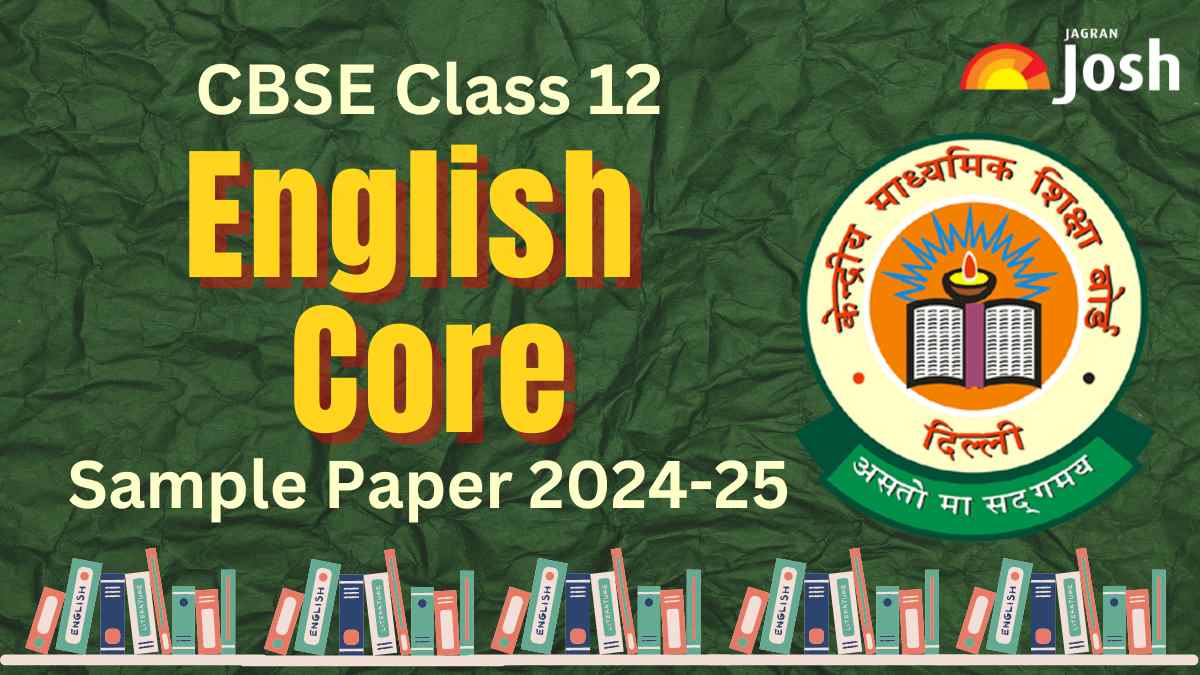 CBSE Class 12th English Exam Tomorrow: Check English Core Sample Paper and Marking Scheme, Download PDF
