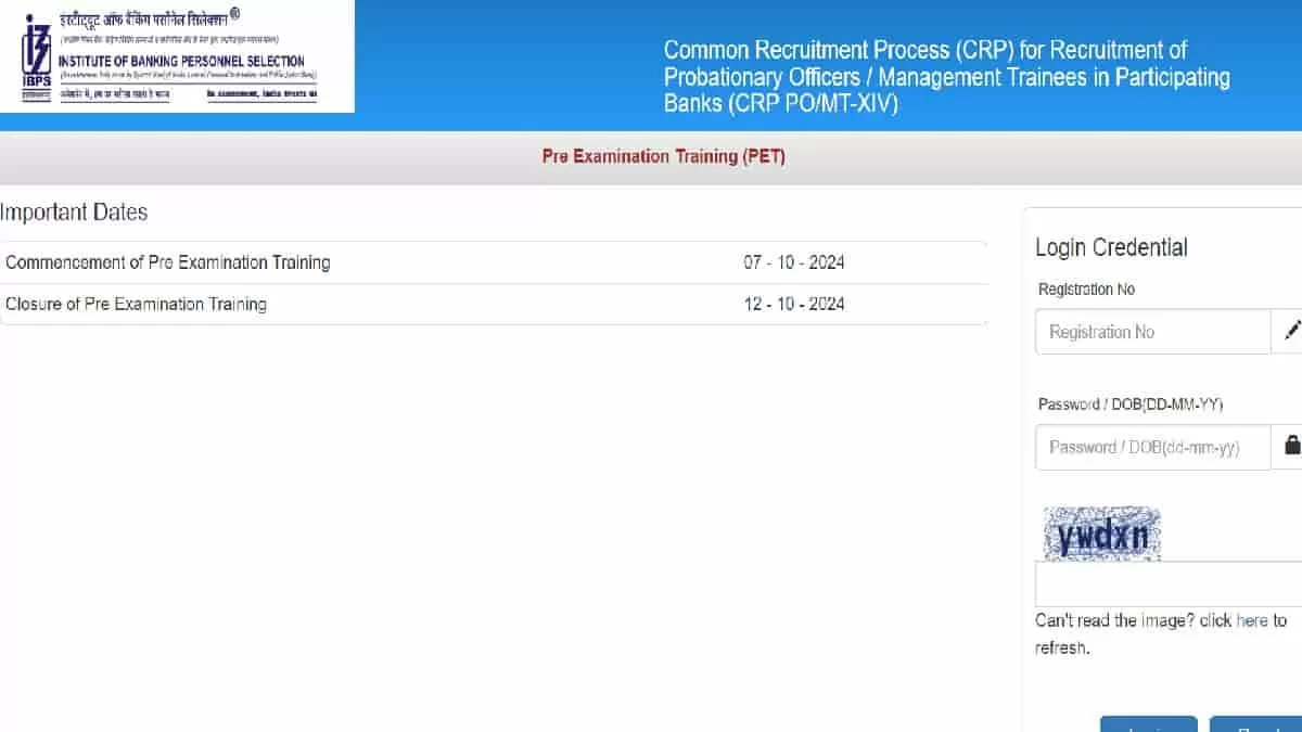 IBPS PO Admit Card 2024 Download