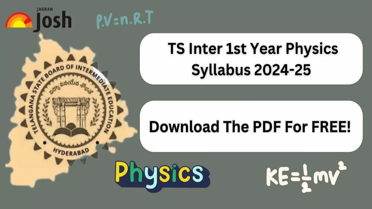 TS Inter 1st Year Physics Syllabus 2024-25