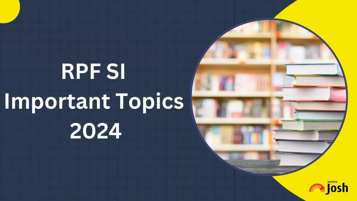 RPF SI Important Topics