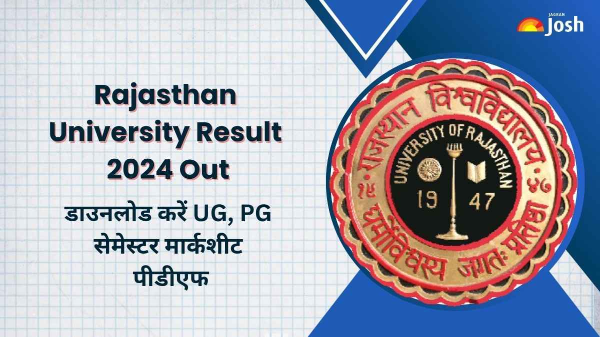 Rajasthan University Result 2024 OUT यहां देखें MA, BA, BSc