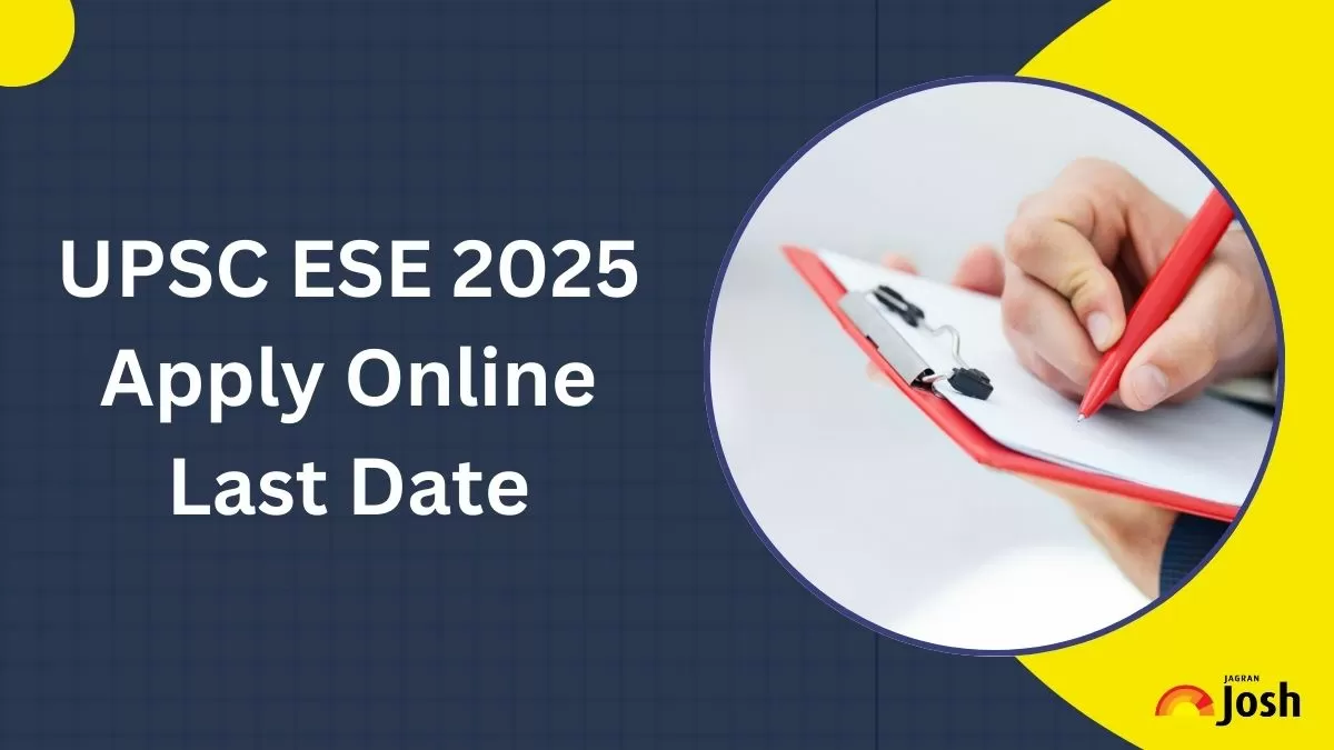 UPSC ESE 2025 Apply Online Last Date