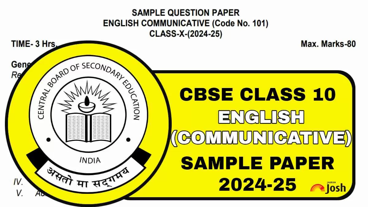 Download CBSE Class 10th English Communicative Sample Paper and Marking Scheme 2024-25.