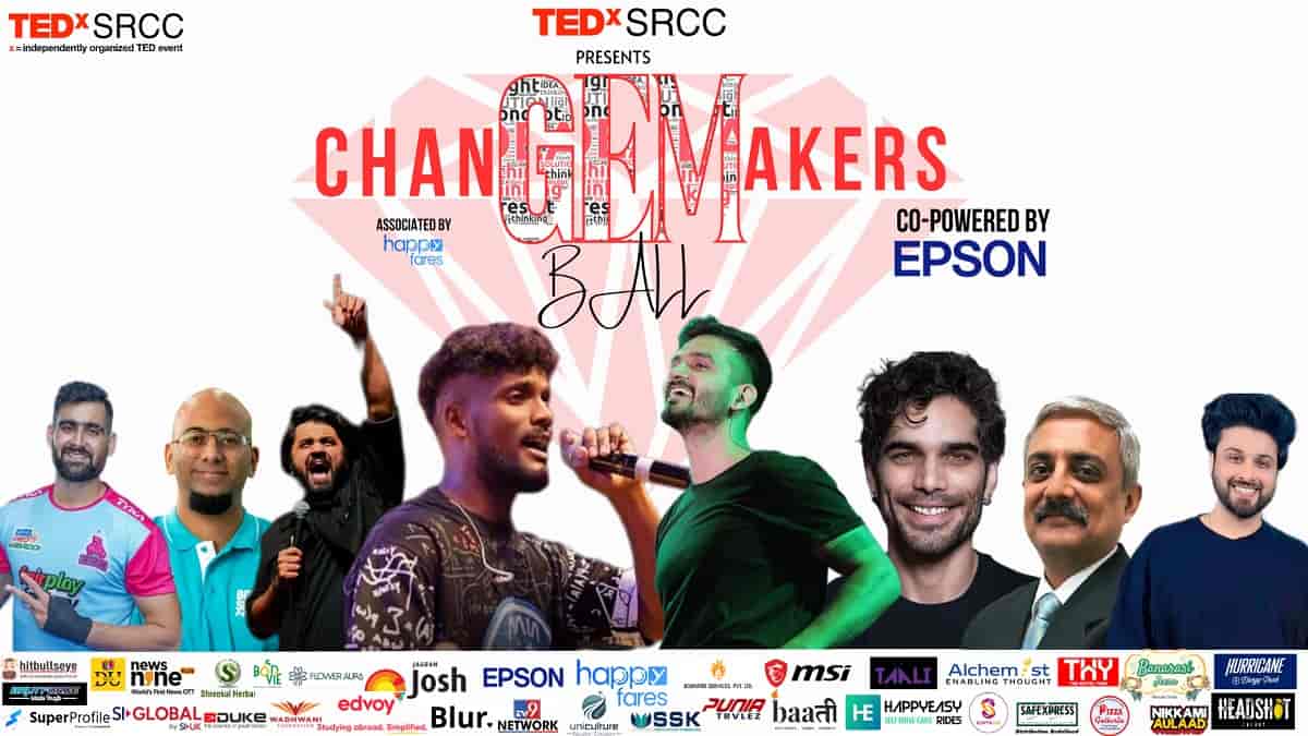 TEDxSRCC features a Groundbreaking Lineup of leaders at ‘chanGEMakers’ Ball’ 30th September and 1st October 2024