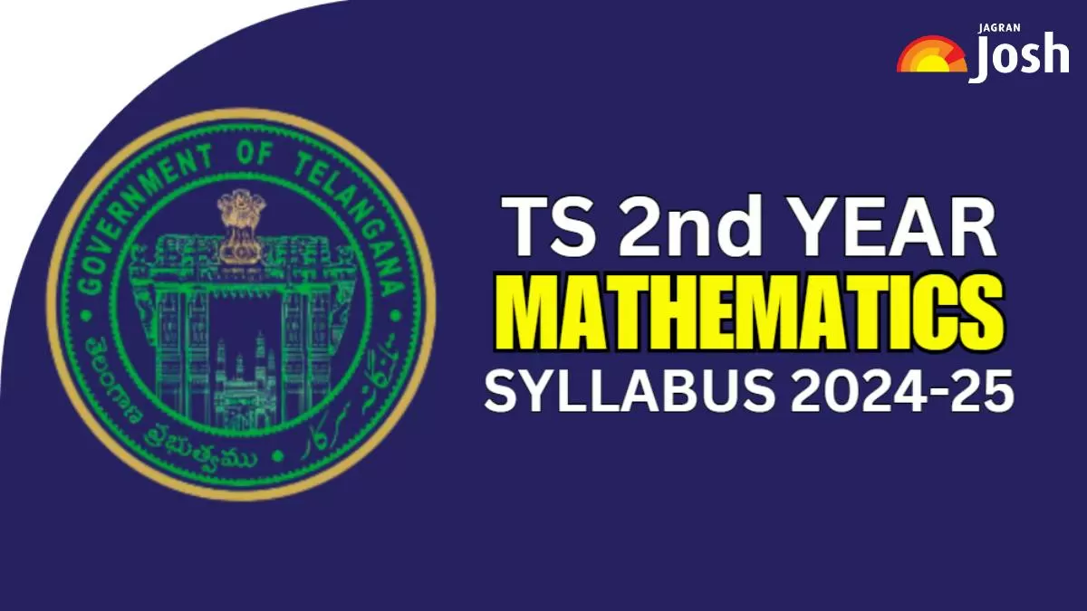TS Inter 2nd Year Maths Syllabus 2024-25 Download PDF.