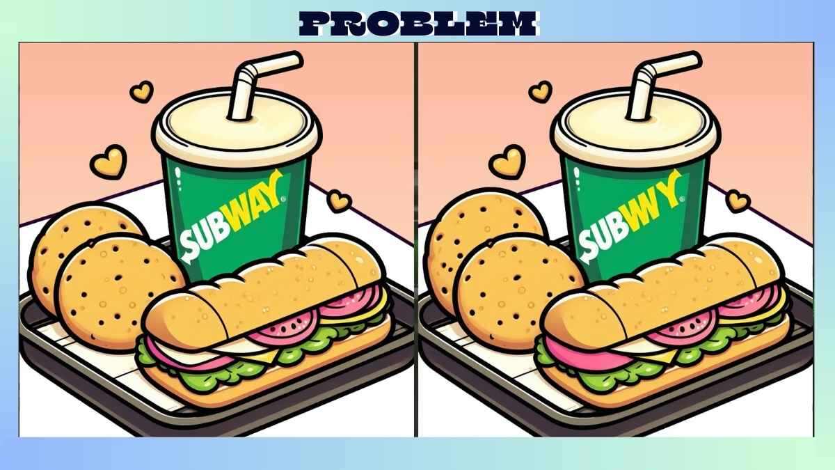 Find 3 Differences in 21 Seconds in Subway Platter Pictures