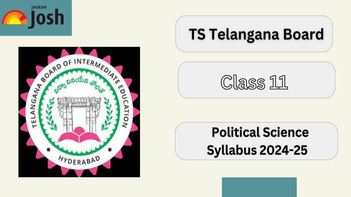 TS Inter 1st Year Political Science Syllabus 2024-25: Download Class 11 Detailed Syllabus PDF For Free! 
