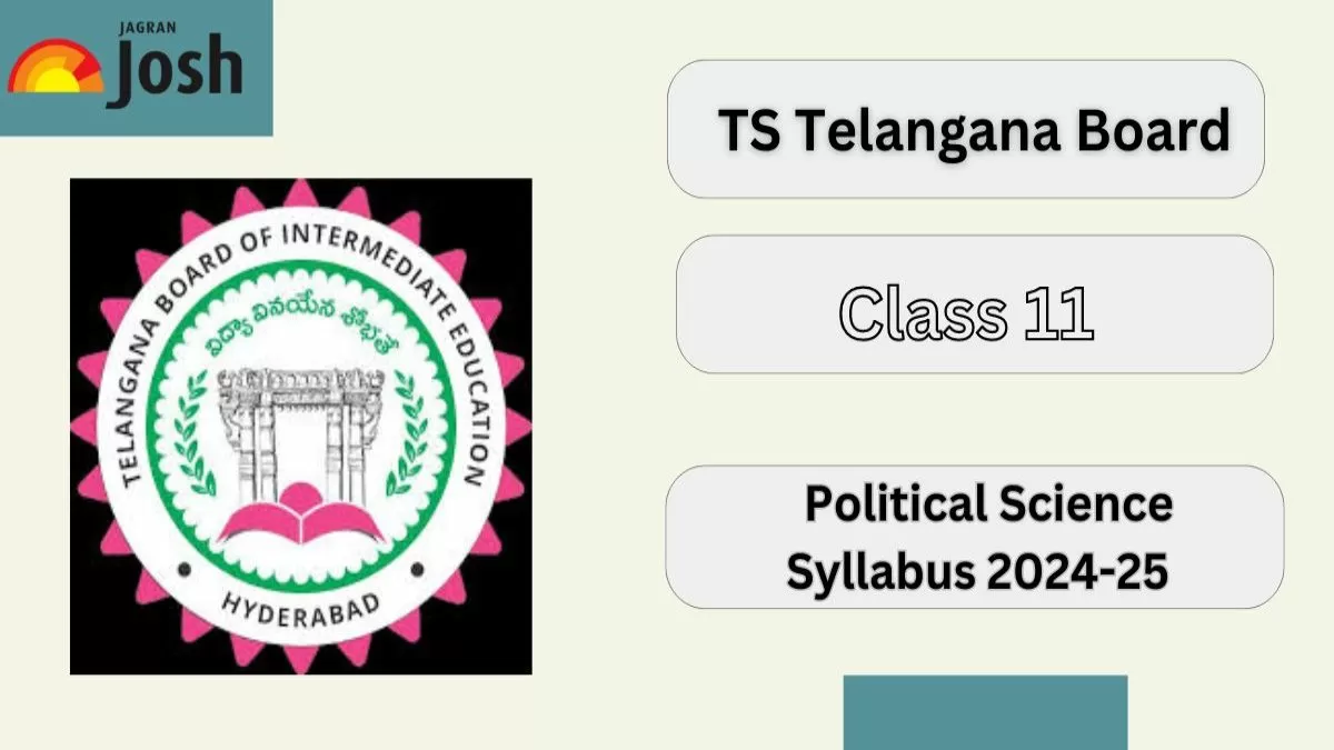 TS Inter 1st Year Political Science Syllabus 2024-25