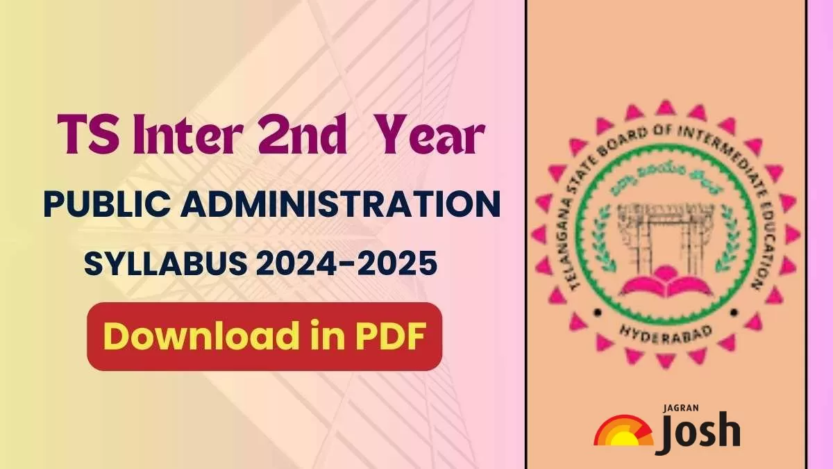 Download TS Inter 2nd Year Public Administration Syllabus 2024-25 in PDF