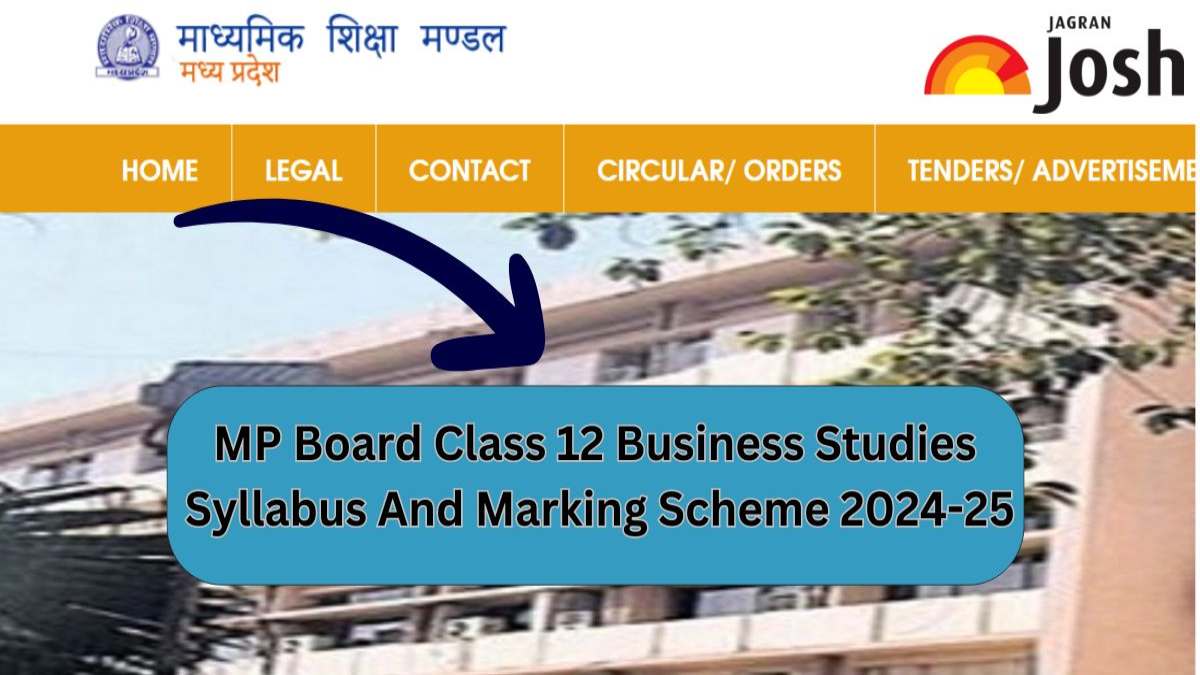 Madhya Pradesh MP Board Class 12 Business Studies Syllabus 2024-25: Download PDF For Free! 